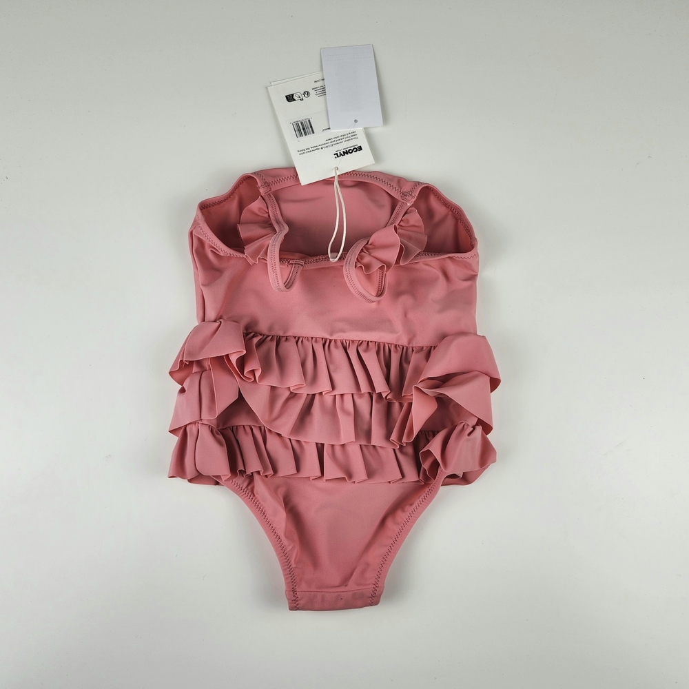 Mini Rodini Pink Ruffled One Piece Swimsuit - Picture 4 of 5